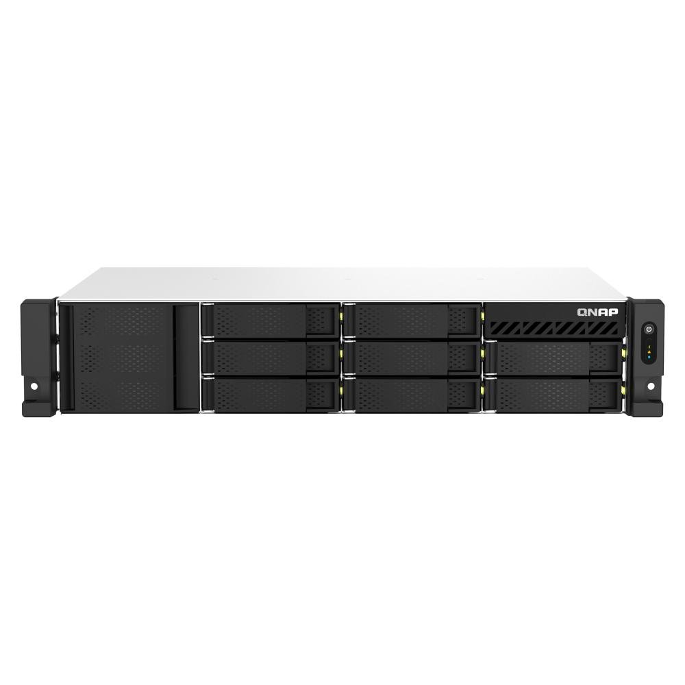 QNAP TS-873AeU-RP-4G NAS Side View 3