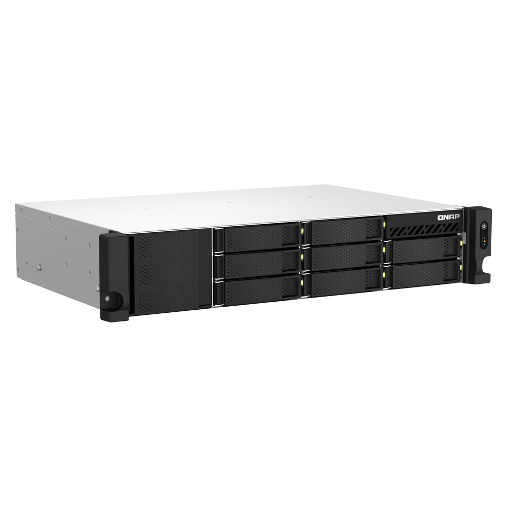 QNAP TS-873AeU-RP-4G NAS Side View 4