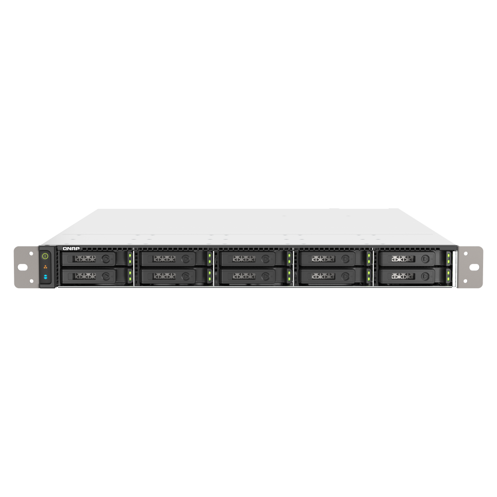 QNAP TS-h1090FU-7302P-256G NAS Side View 4