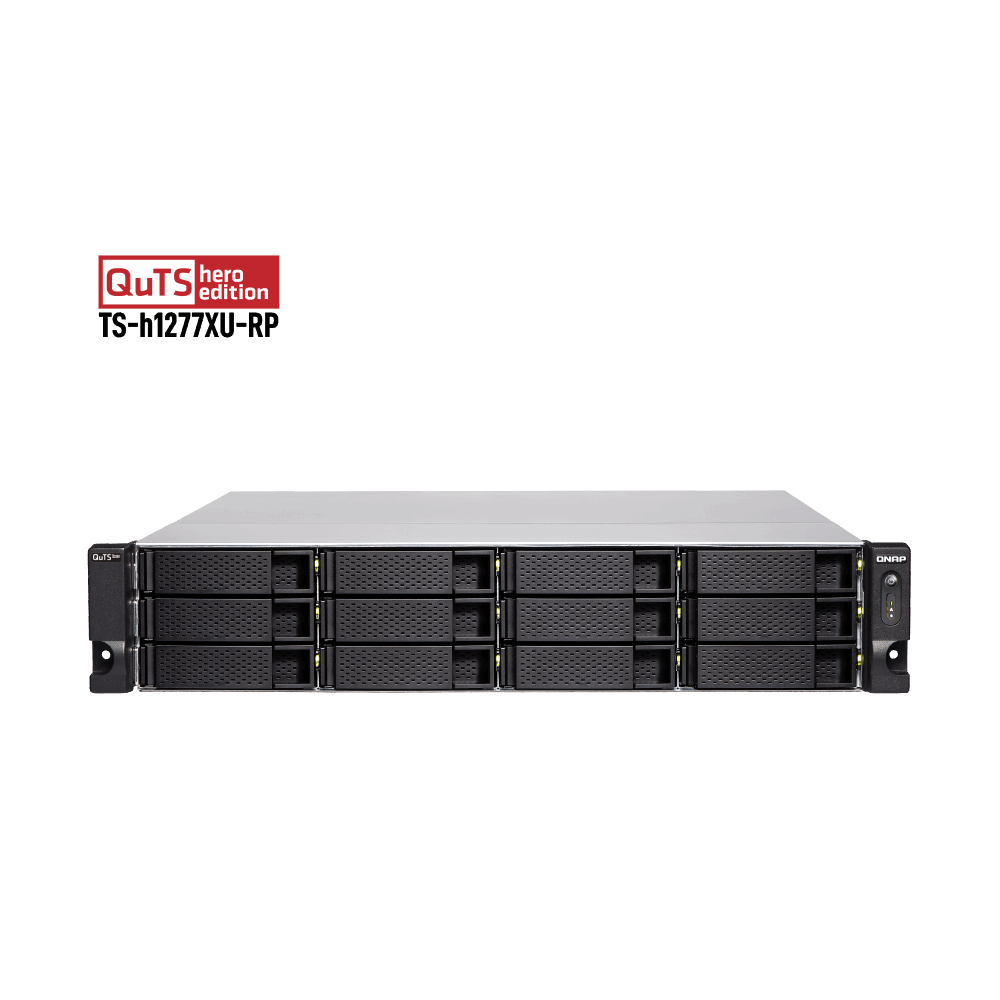 QNAP TS-h1277XU-RP-3700X-128G NAS Side View 4