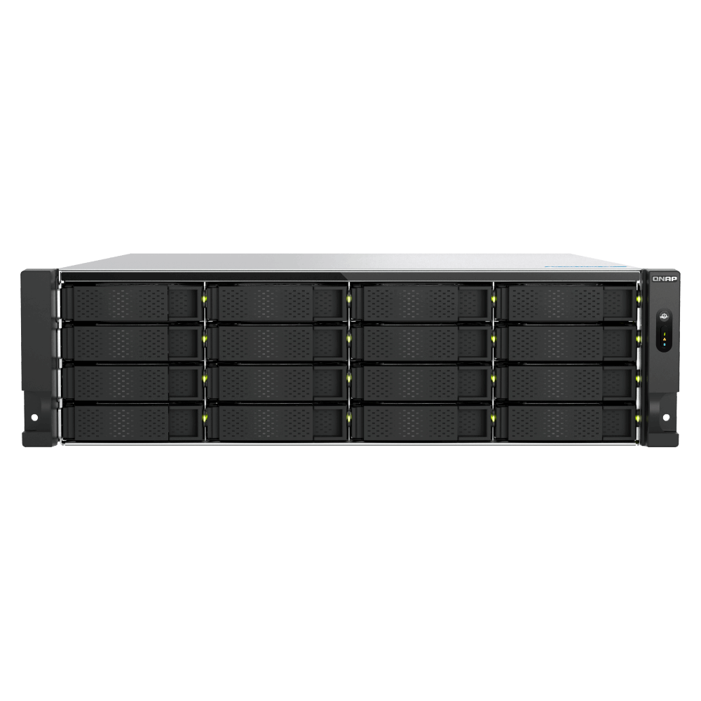 QNAP TS-h1677AXU-RP-R7-32G NAS Side View 3