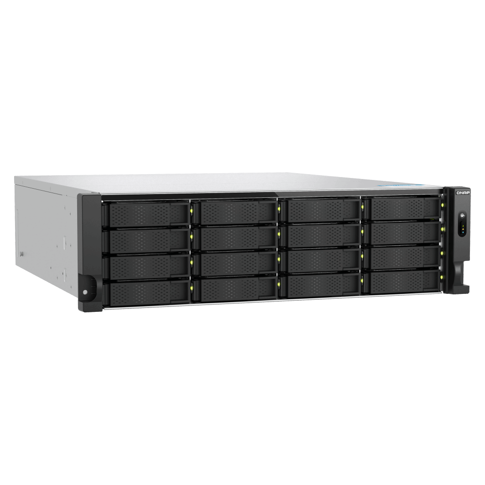 QNAP TS-h1677AXU-RP-R7-32G NAS Side View 5