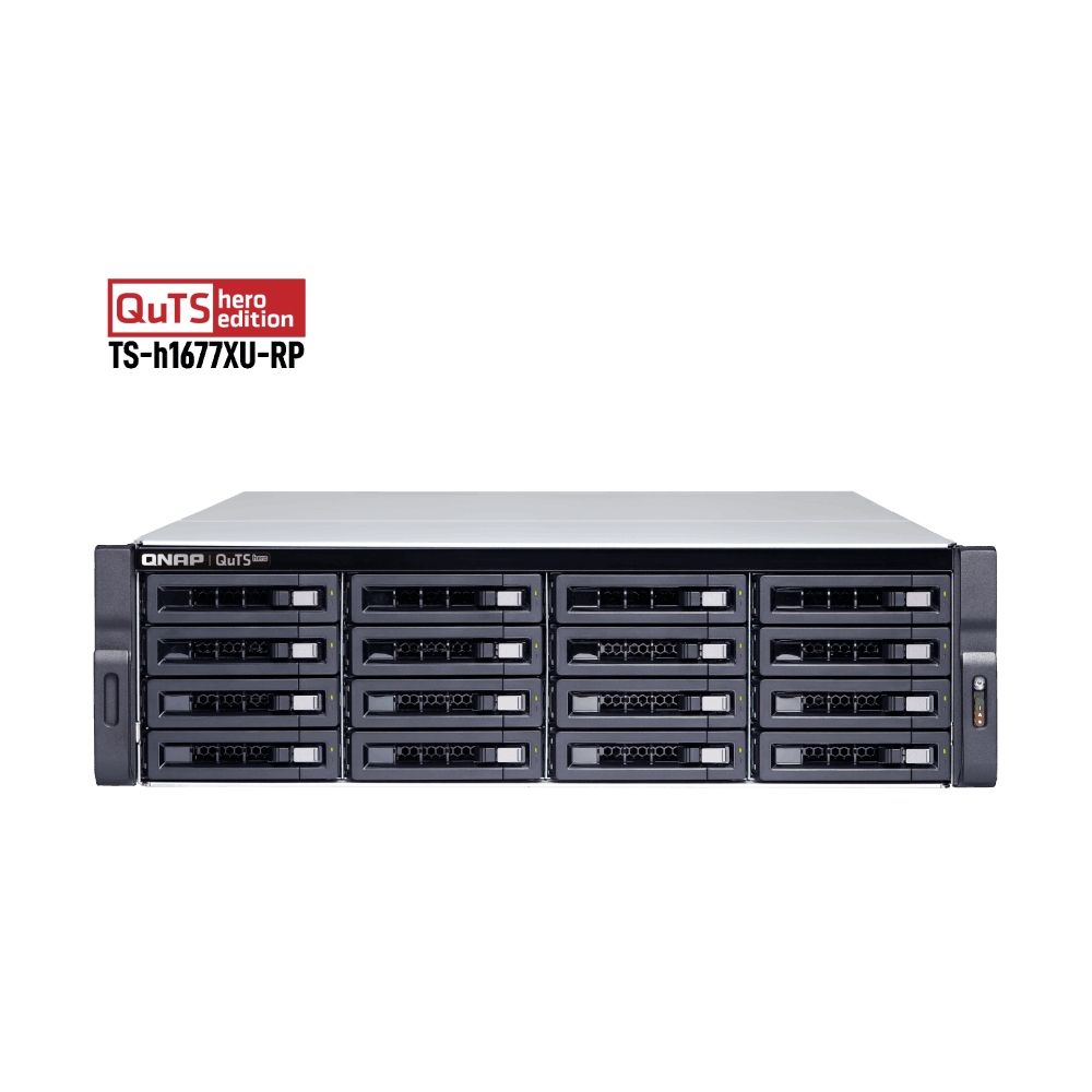 QNAP TS-h1677XU-RP-3700X-32G NAS Side View 3