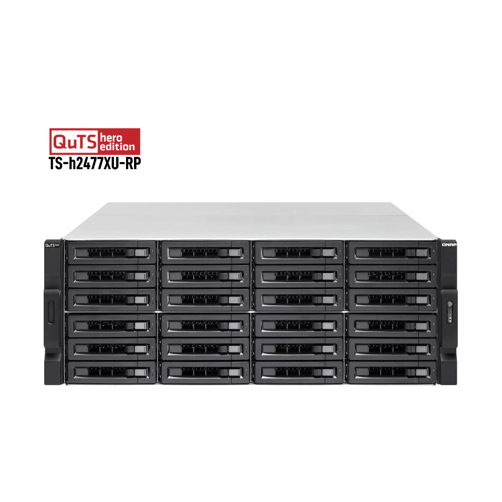 QNAP TS-h2477XU-RP-3700X-32G NAS Side View 3