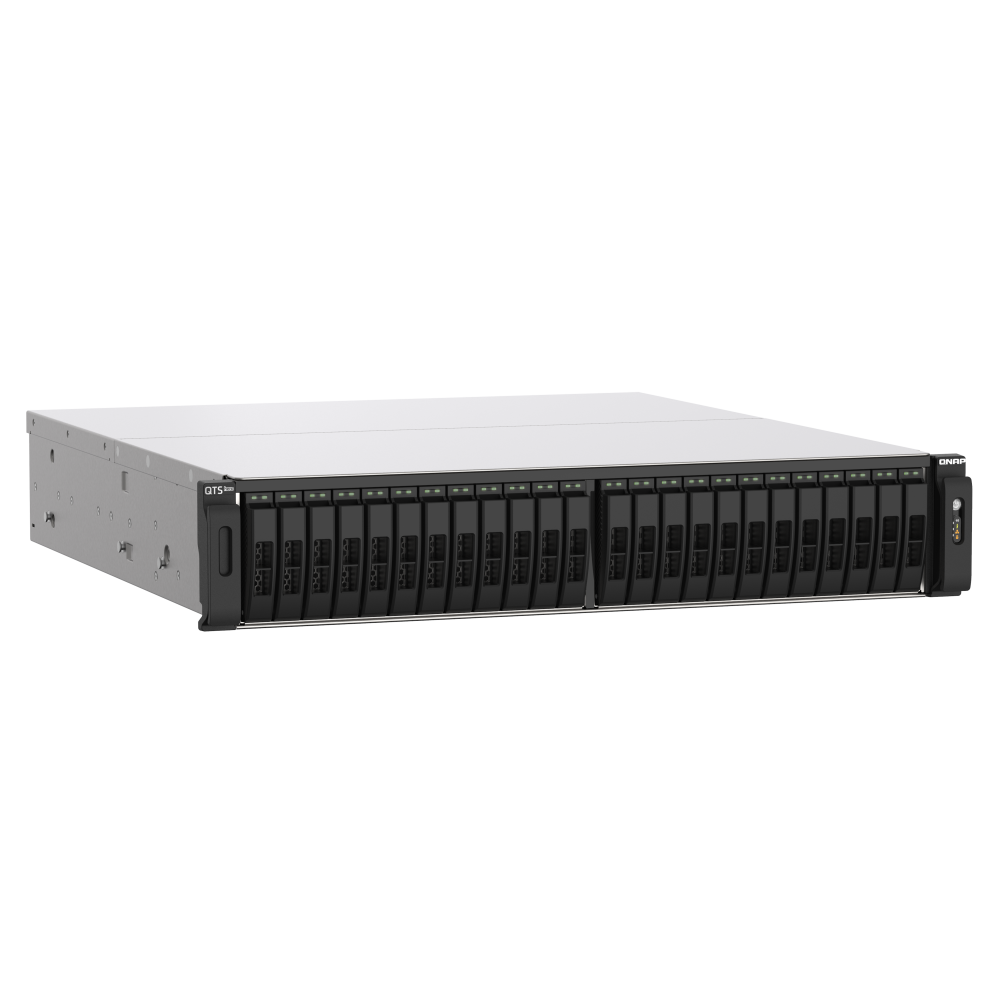 QNAP TS-h2490FU-7302P-128G NAS Side View 4
