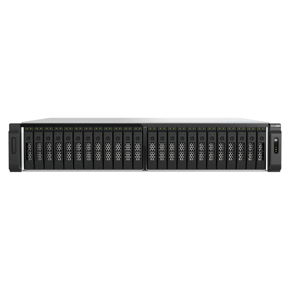 QNAP TS-H3077AFU-R7-64G NAS Side View 4
