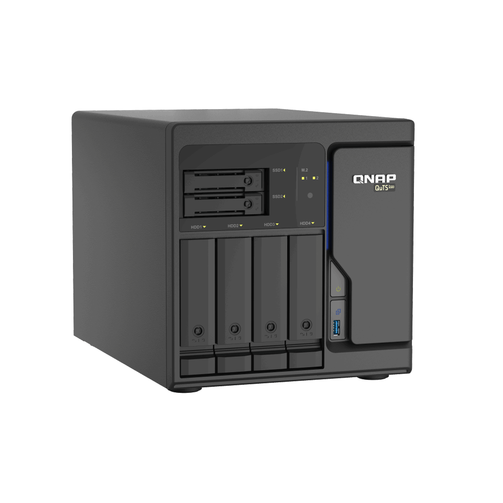 QNAP TS-H686-D1602-8G NAS Side View 4