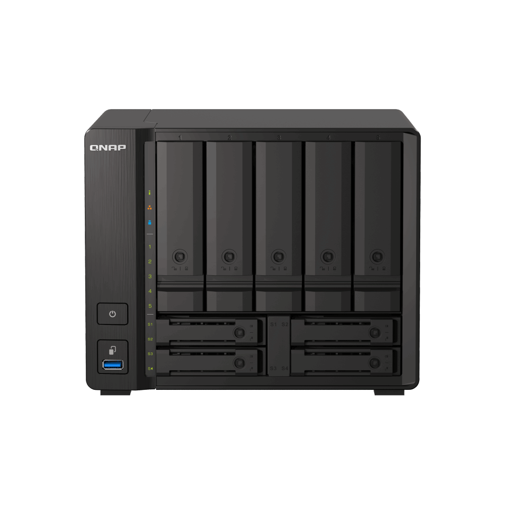 QNAP TS-h973AX-8G NAS Side View 4
