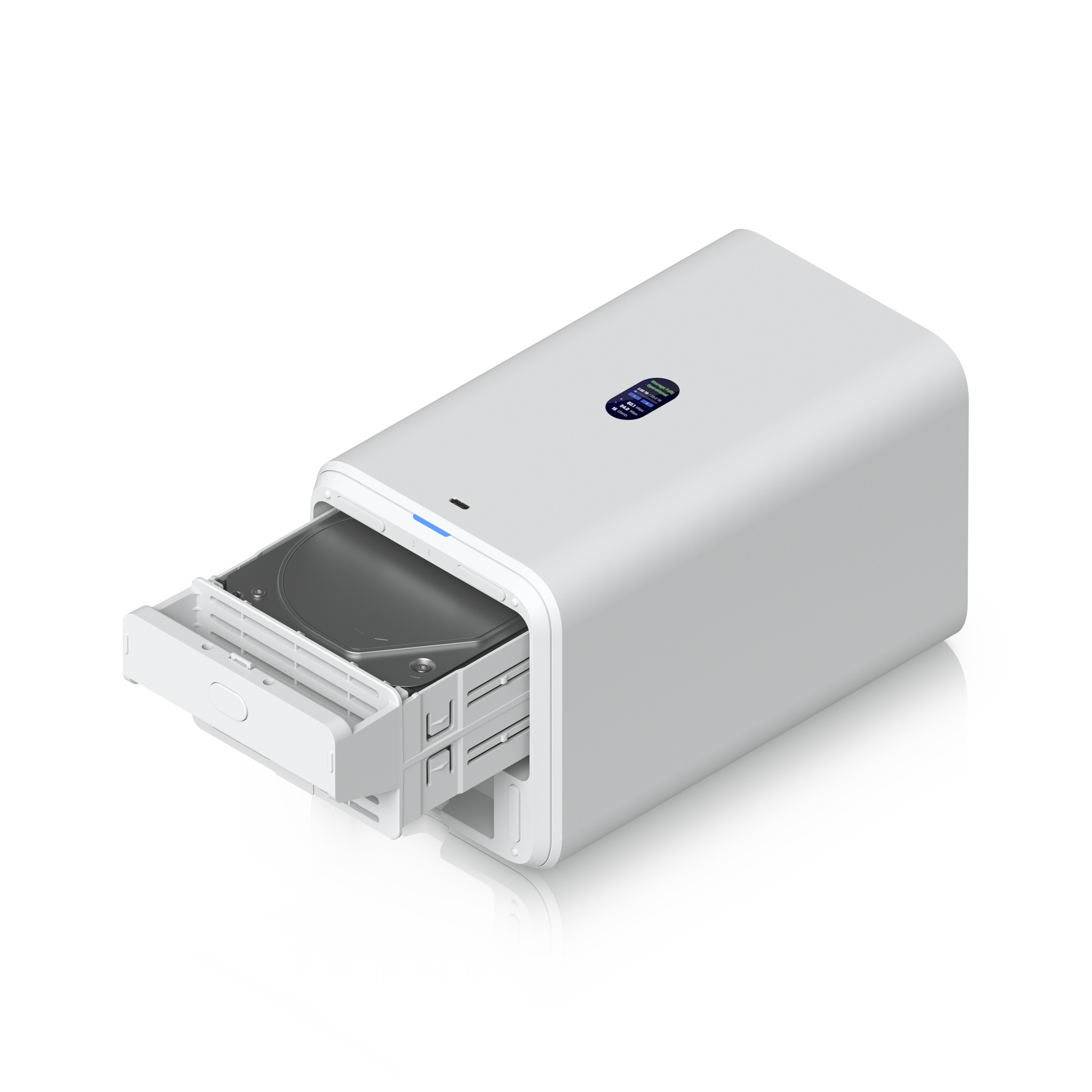 Ubiquiti UNAS-2-W NAS Side View