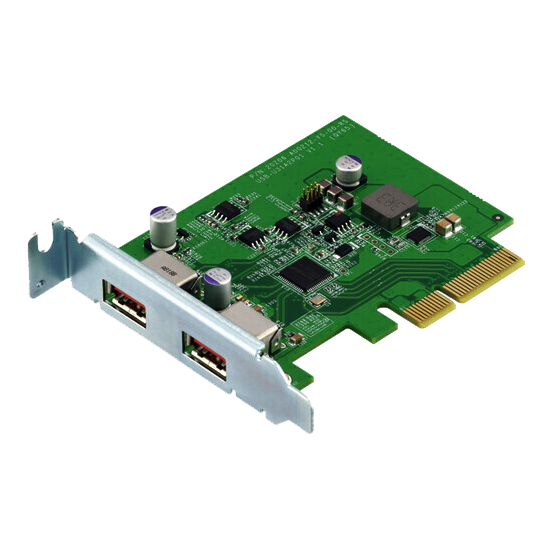 QNAP USB-U31A2P01 Expansion Card Side View 3