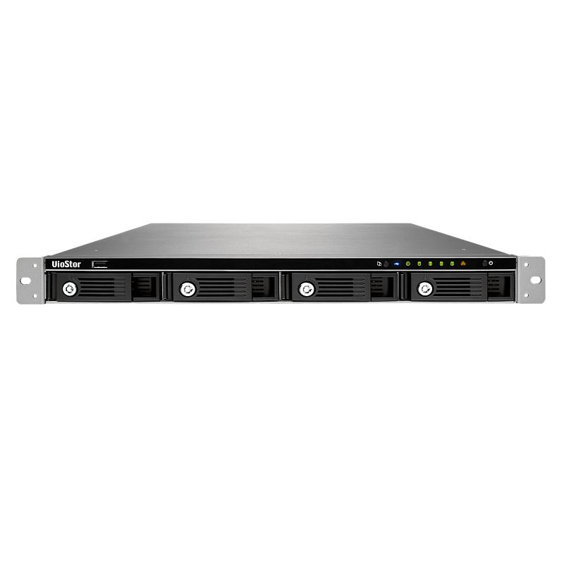 QNAP VS-4108U-RP Pro+ NVR for Surveillance Side View 3